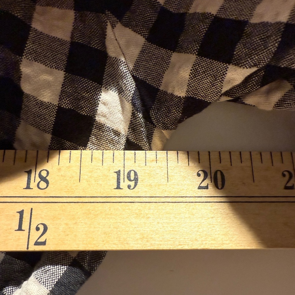 Zara Gingham Top Size M - Picture 6 of 7